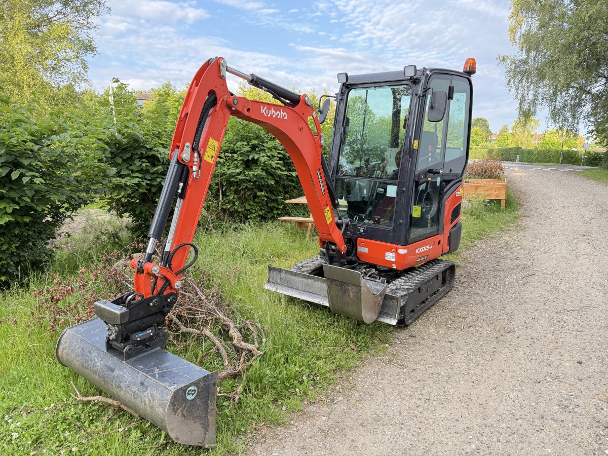 Minigraver fra 2025. Kun 600 driftstimer